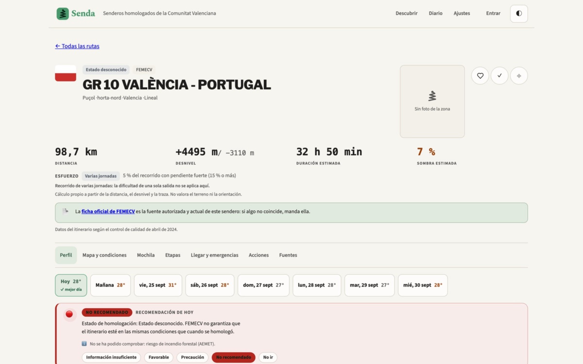 Captura de Senda